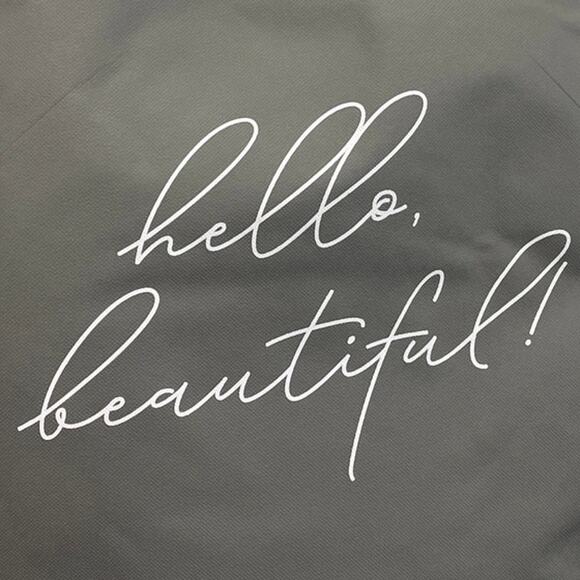 New Upcycled Hand Printed Reality is Wrong Dreams Are Real Shopper Tote Bag - Picture 4 of 4